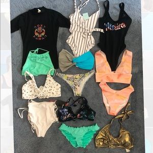 HUGE BIKINI BUNDLE- VS, PacSun, aerie, Asos etc